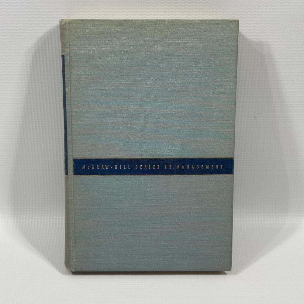Vintage 1958 Management And Organization Louis A Allen McGraw-Hill HC Business